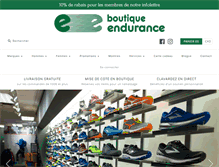 Tablet Screenshot of boutiqueendurance.ca